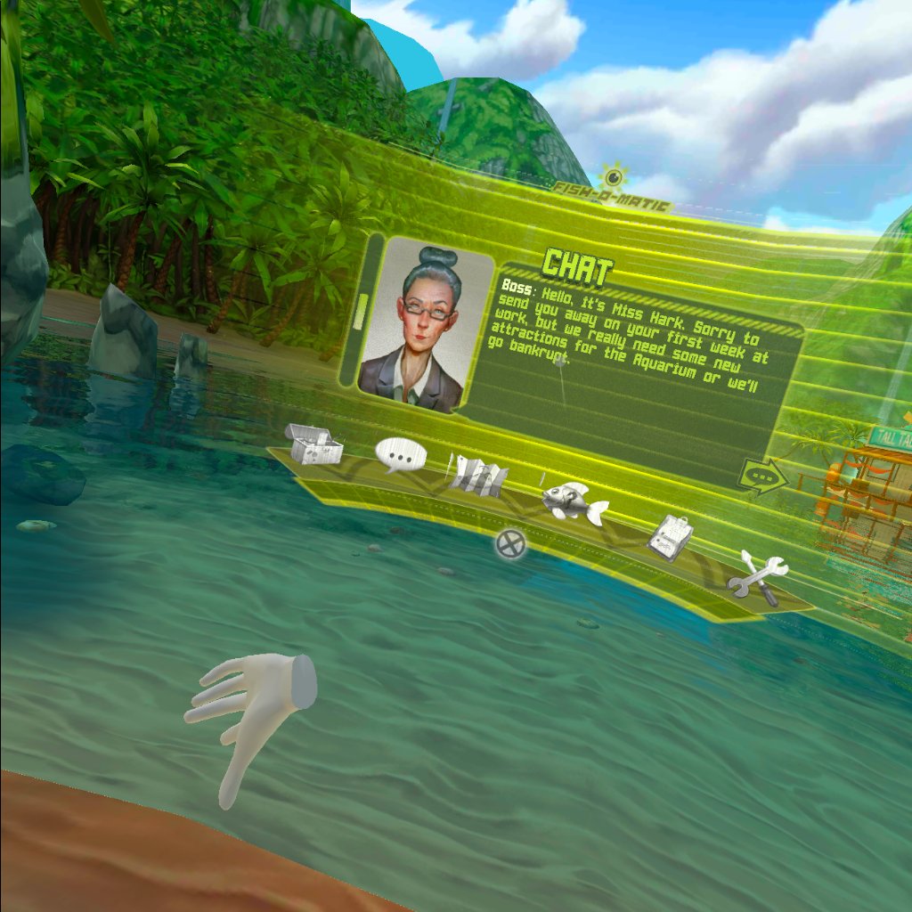 Screenshot inside the game Bait